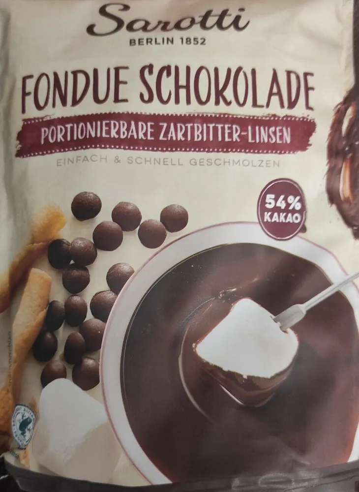 Fondue Schokolade Zartbitter
