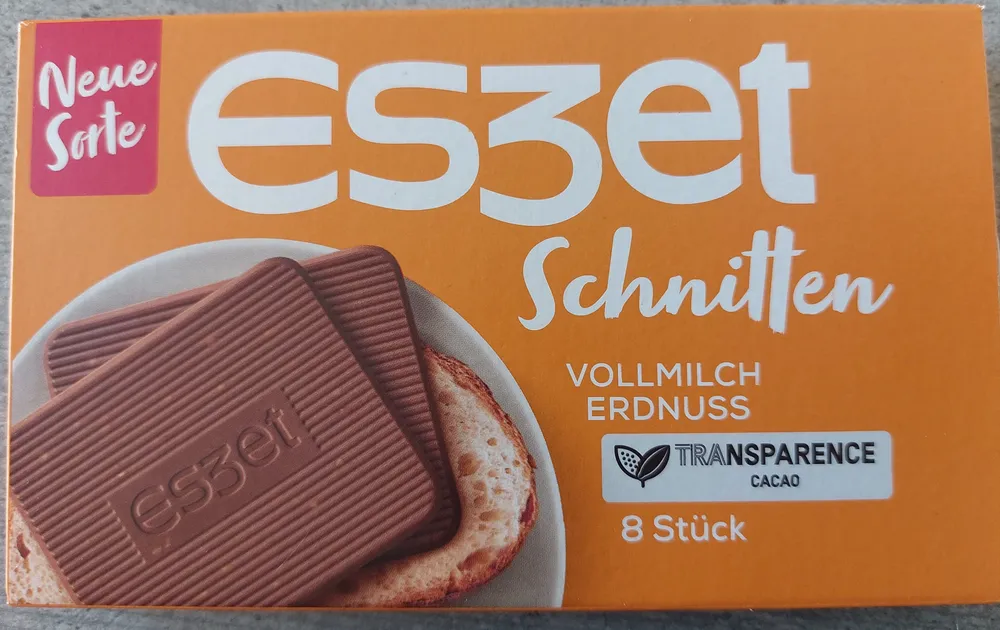 Eszet Schnitten Vollmilch Erdnuss
