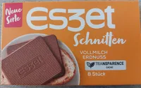 Eszet Schnitten Vollmilch Erdnuss
