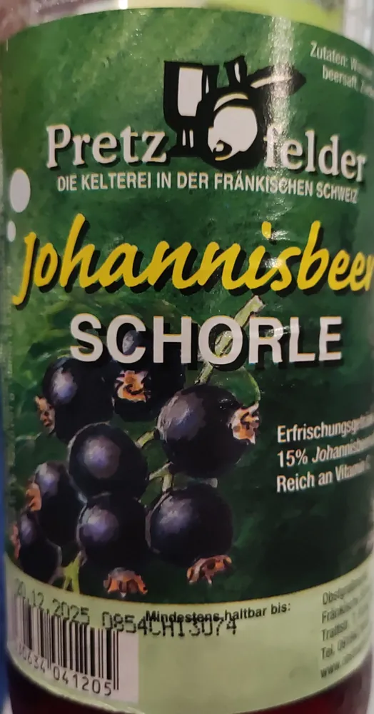 Johannesbeerschorle