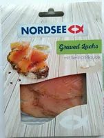 Graved Lachs mit Senf-Dill-Sauce
