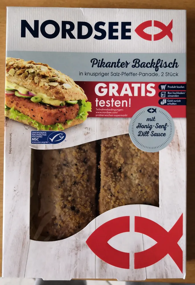 Pikanter Backfisch in Salz-Pfeffer-Panade