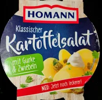 Klassicher Kartoffelsalat mit Gurke & Zwiebeln