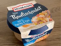 Feiner Thunfischsalat mit Ei, Paprika & Mais