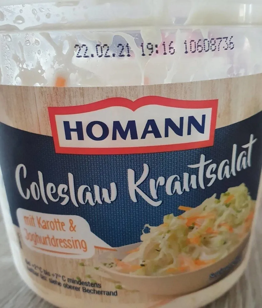 Homann Coleslaw Krautsalat