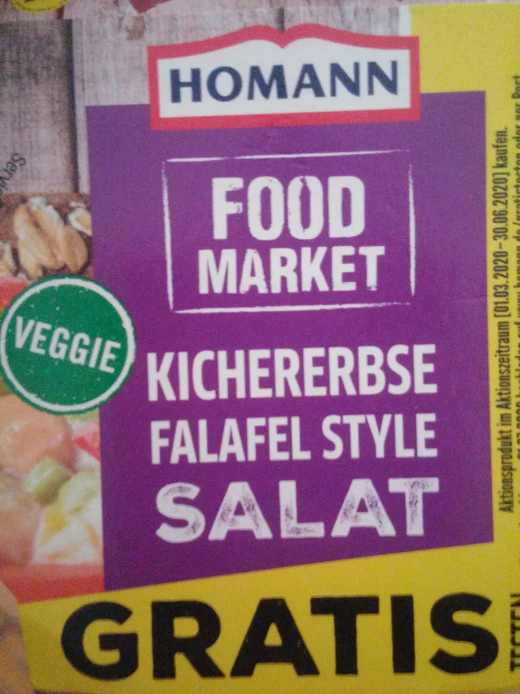 Kichererbse Falafel Style Salat