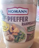 Pfeffer Rahmensauce mit grünen Pfefferkörnern
