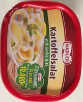Kartoffelsalat mit Gurke und Ei