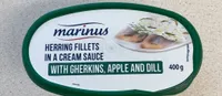 Herring fillets in a cream sauce