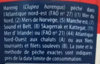 Morceaux de filet de hareng