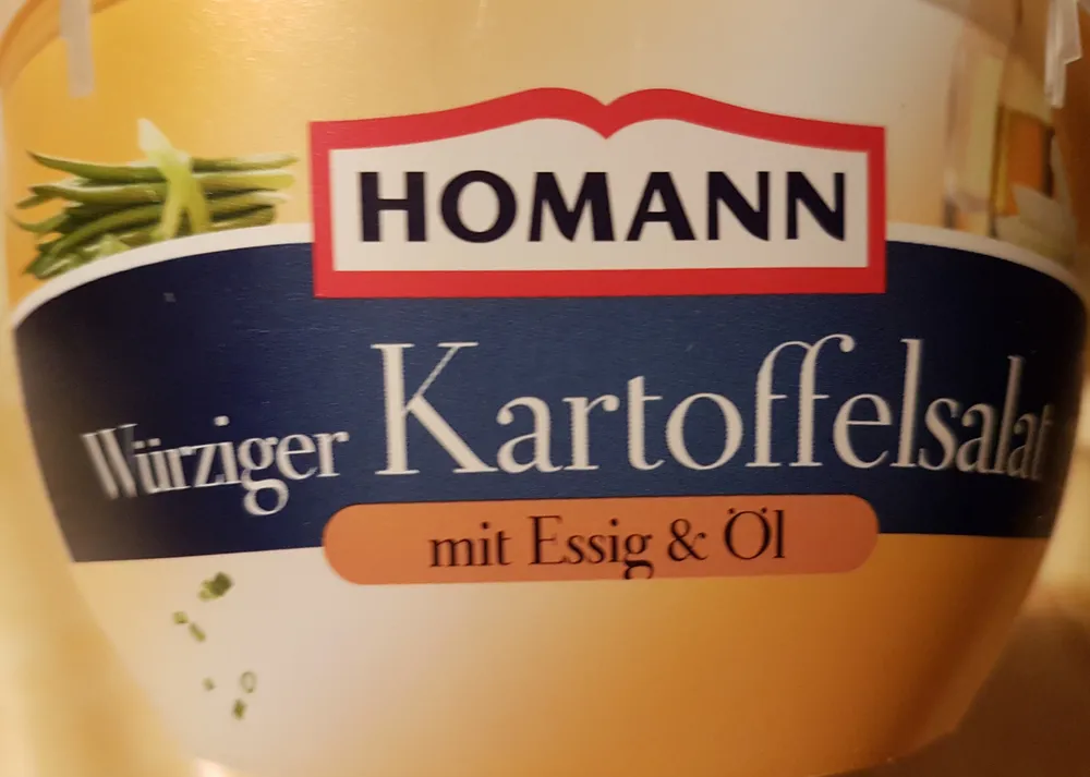 Homann Würziger Kartoffelsalat mit Essig & Öl