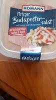 Metzger Budapestersalat mit Gurke und Apfel