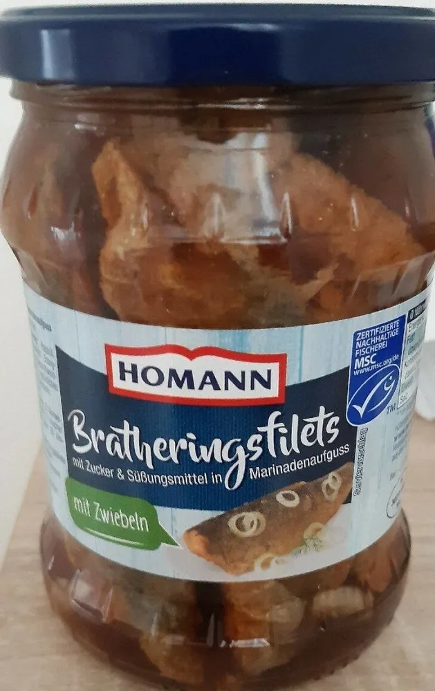 Homann Brathering Mit Meersalz, Fisch