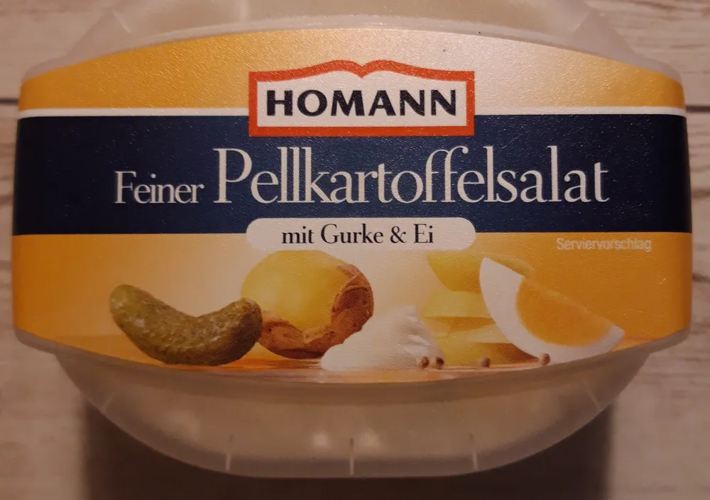 Feiner Pellkartoffelsalat mit Gurke & Ei