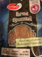 Snack aus gestrockneten Grossschuppen Eidechsenfisch