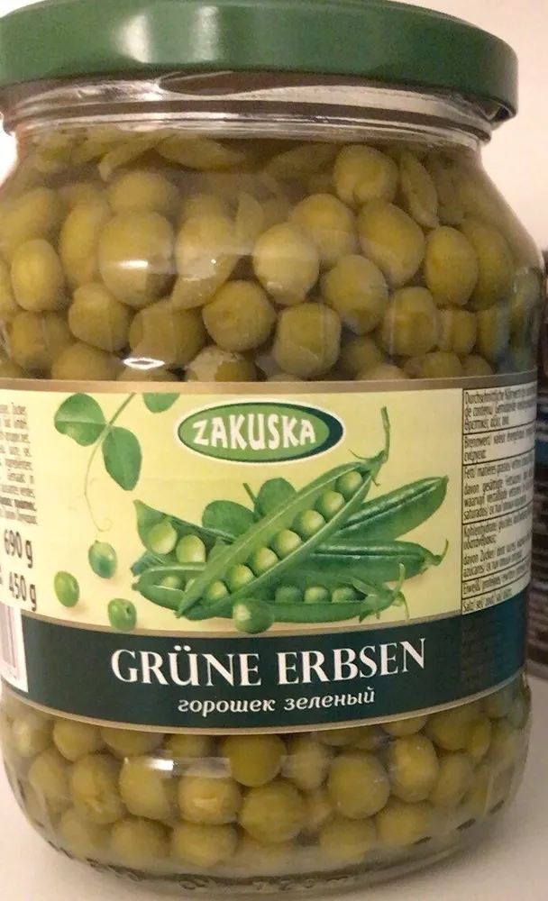 Grüne Erbsen