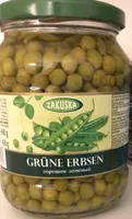 Grüne Erbsen