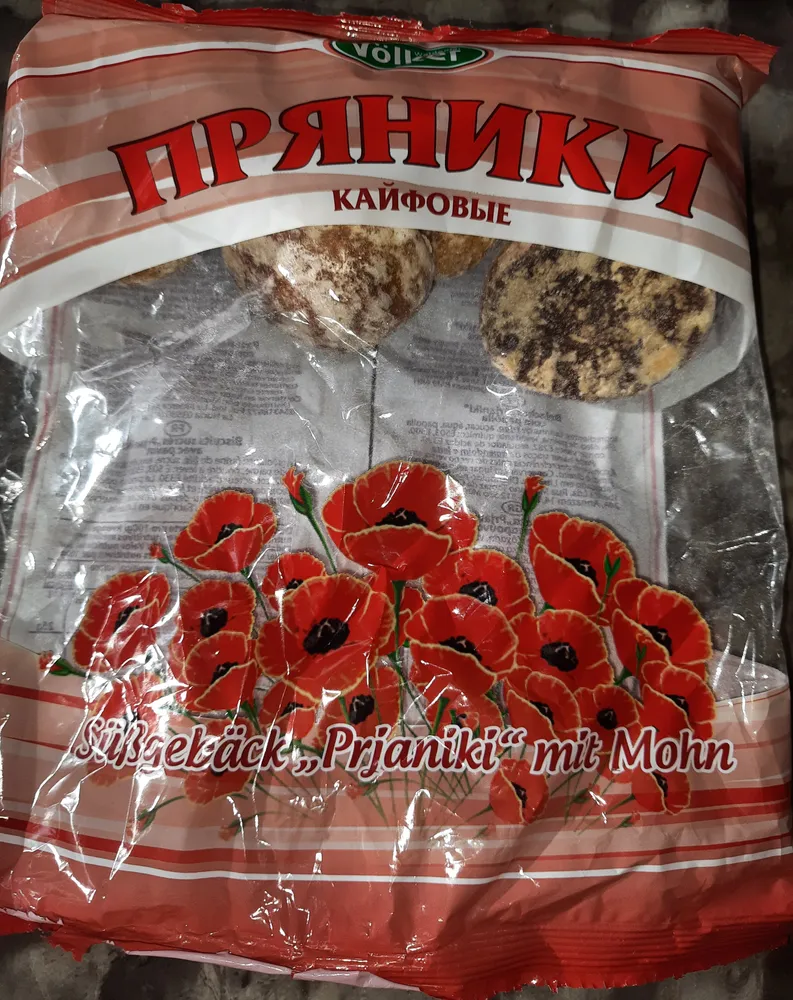 Prjaniki mit Mohn