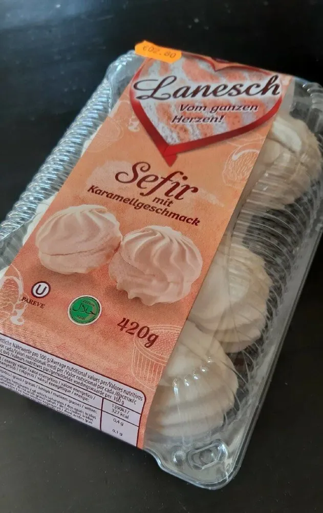 Nubes de azúcar con sabor a caramelo