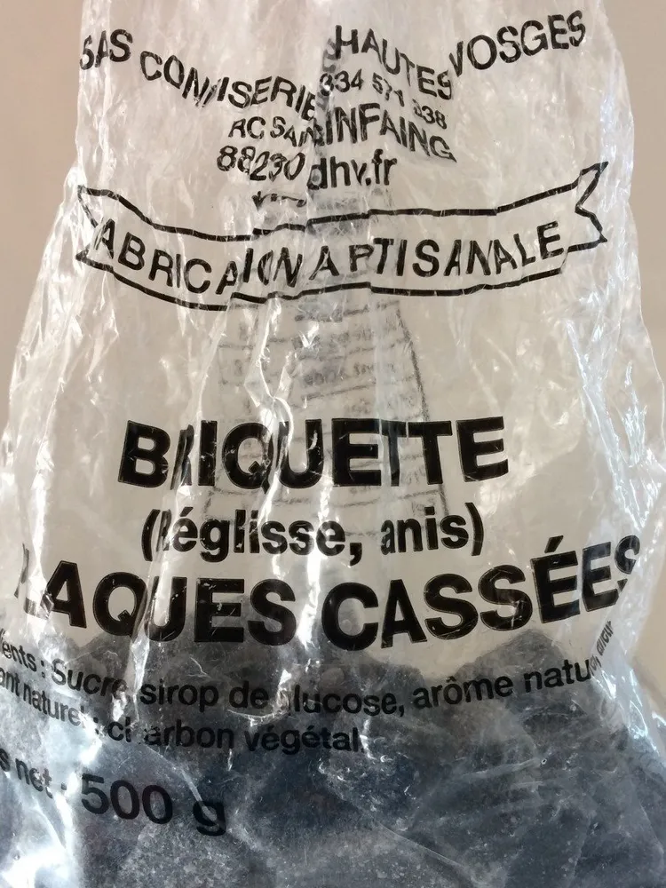 Briquette reglisse anis