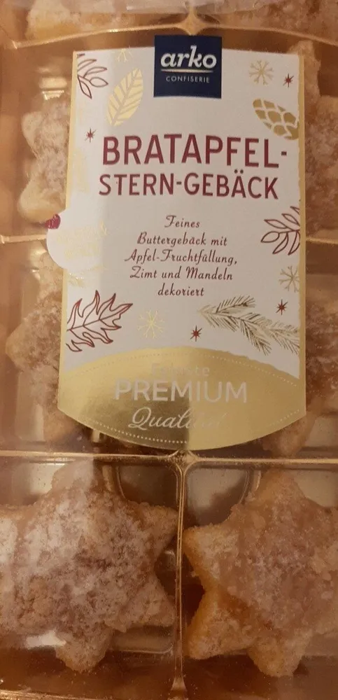 Bratapfel Stern Gebäck