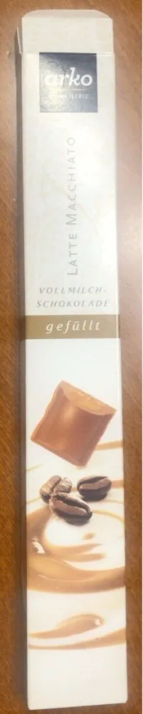 Vollmilchschokolade gefüllt Latte Macchiato