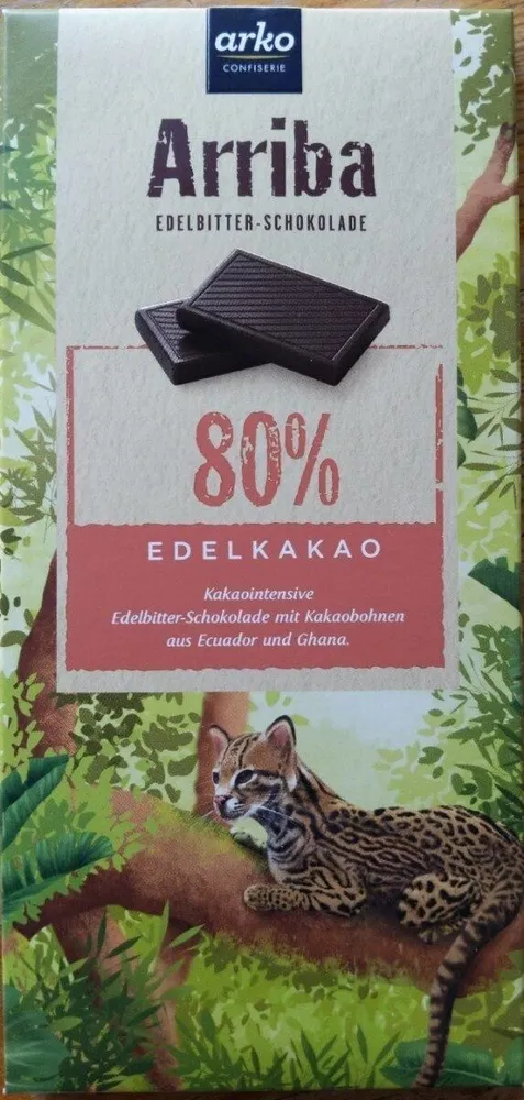 Arriba Edelbitter-Schokolade