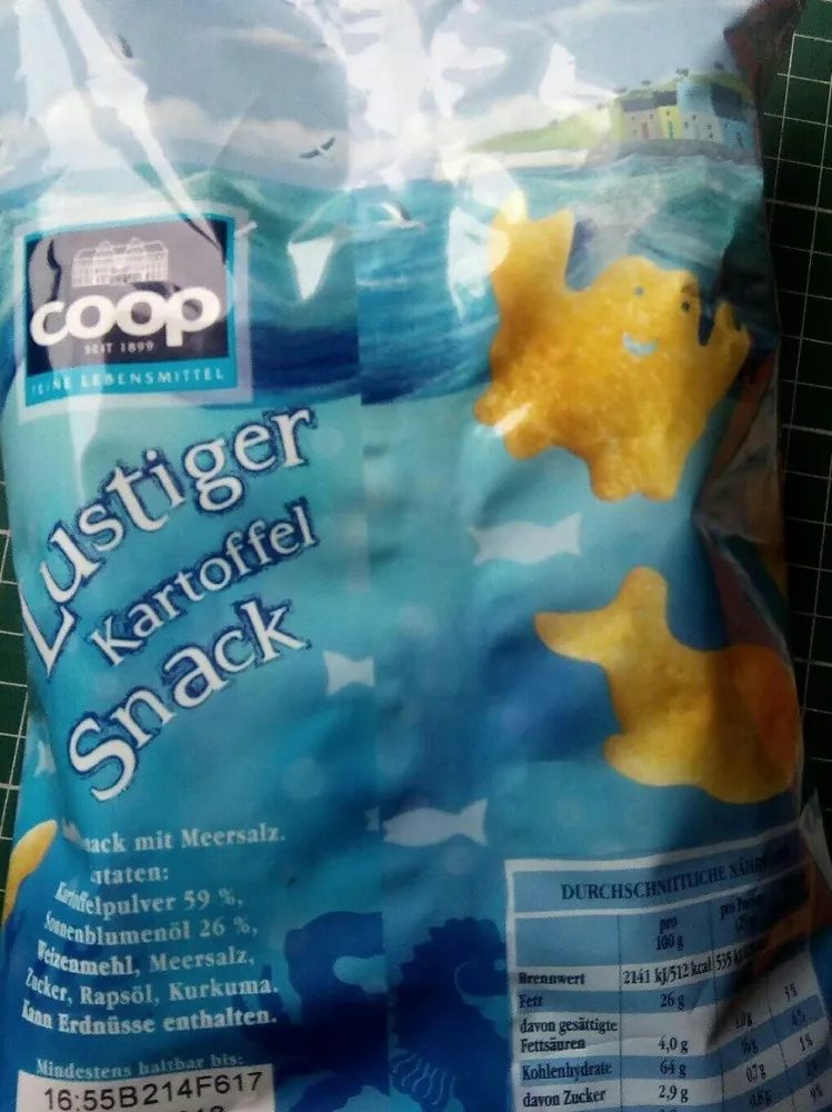 Lustiger kartoffel snack