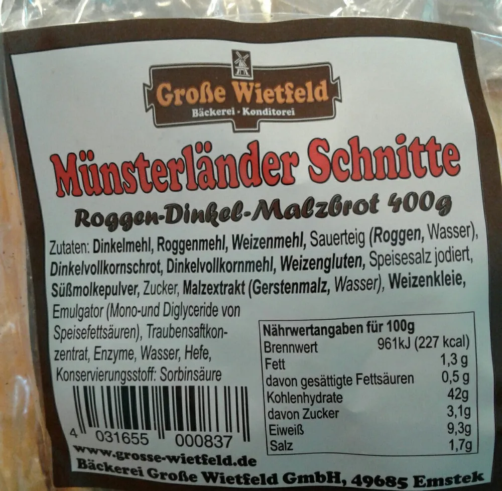 Münsterländer Schnitte