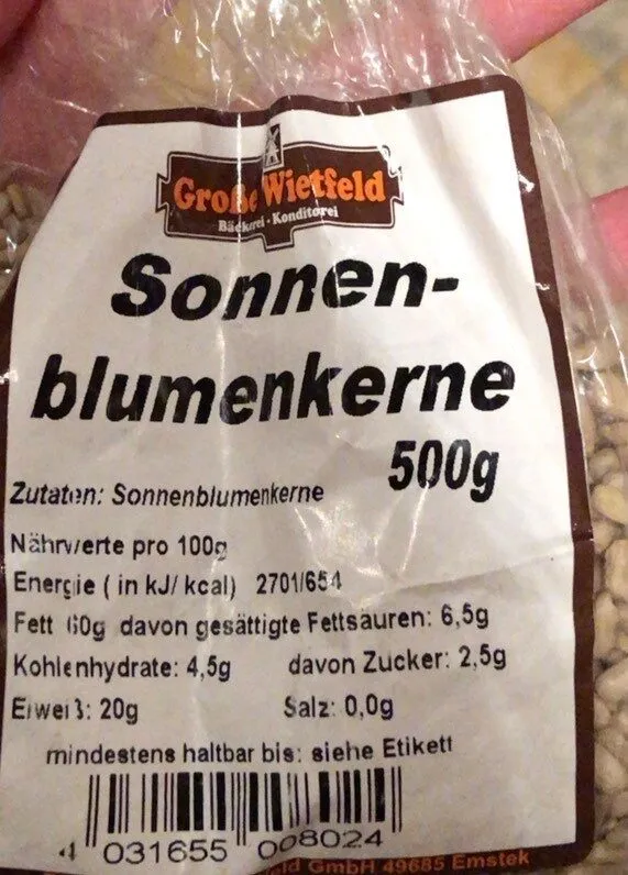 Sonnenblumenkerne
