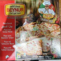 Pizza avec Saussisse Turque
