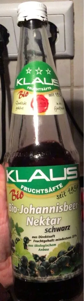 Bio-Johannisbeer Nektar schwarz
