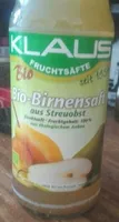 Bio-Birnensaft aus Streuobst