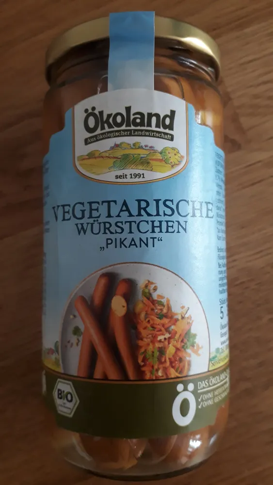 Vegetarische Würstchen Pikant