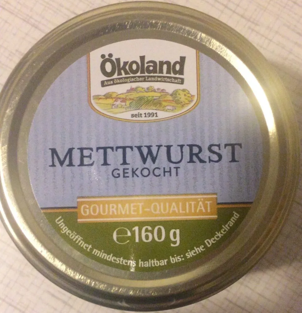 Mettwurst gekocht