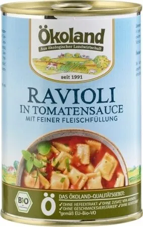 Ravioli in Tomatensauce