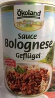 Sauce Bolognese Geflügel Ökoland