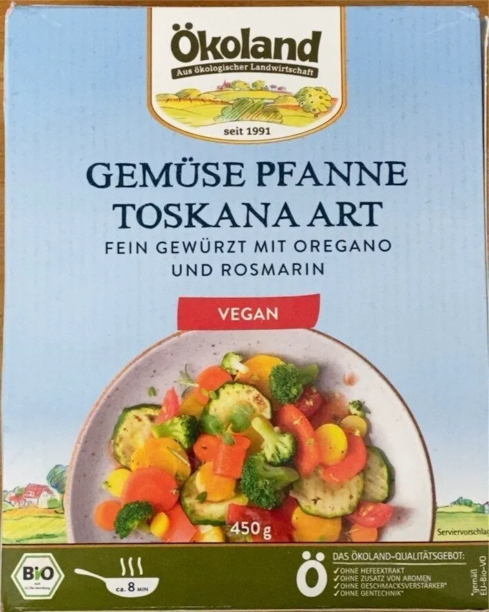 Gemüsepfanne Toskana Art