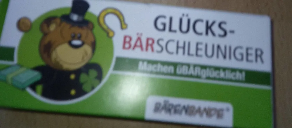 Glück Bärschleuniger
