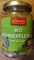 Bio Hühnerfleisch mit Brühe