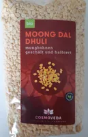 Moong Dal Dhuli Mungbohnen geschält und halbiert