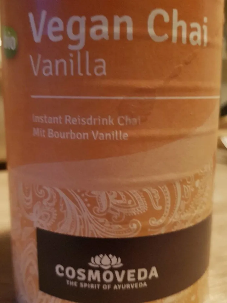 Vegan chai vanilla