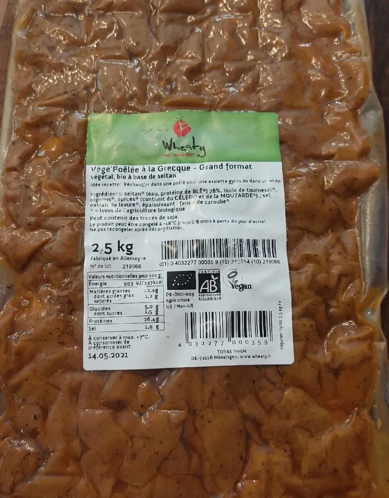 Végé'poelee à la Grecque