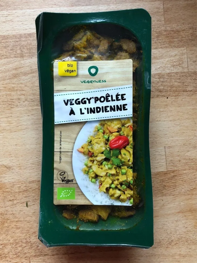Veggy'poêlée à l'indienne