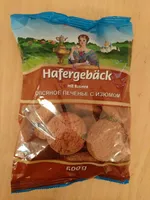Hafergebäck mit Rosinen