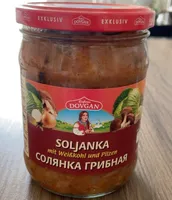 Soljanka mit Weißkohl und Pilzen