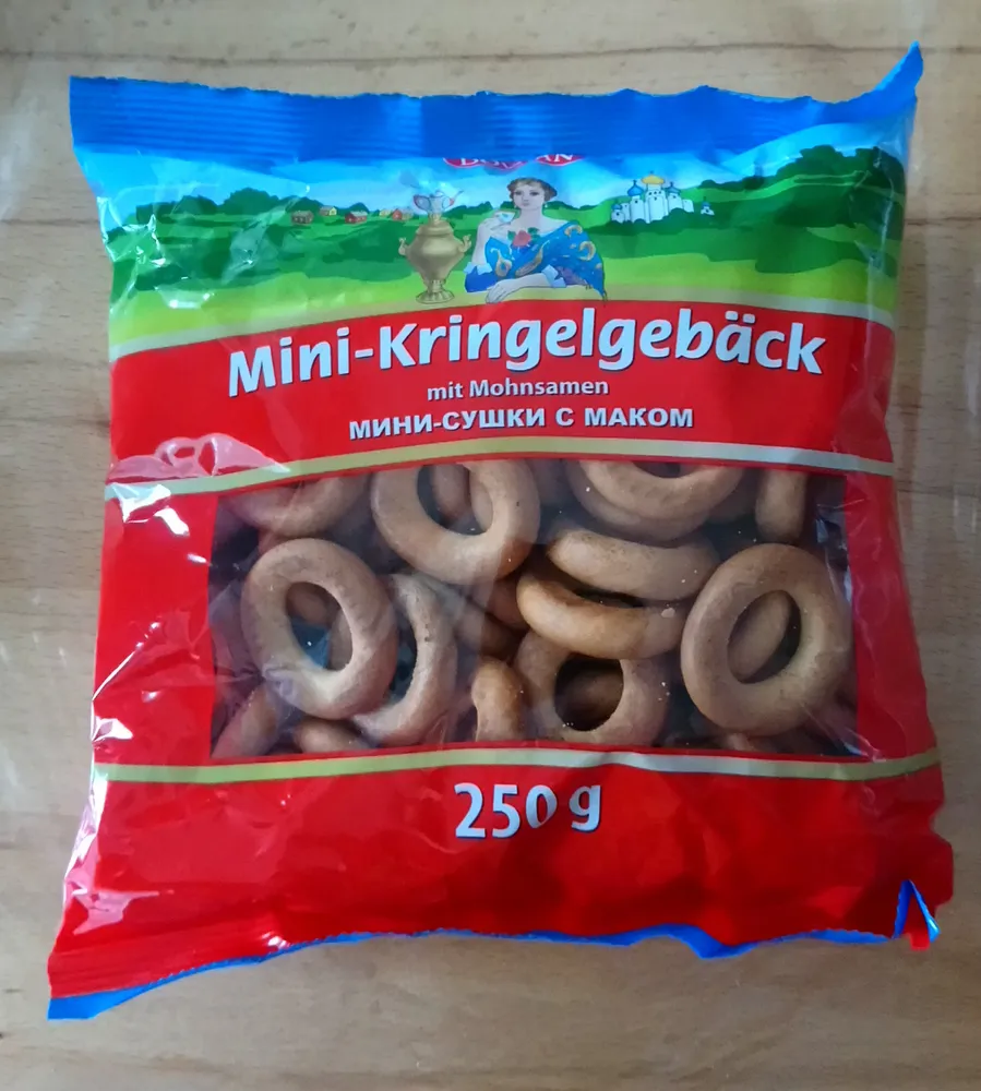 Mini-Kringelgebäck mit Mohnsamen