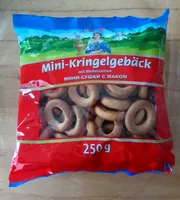 Mini-Kringelgebäck mit Mohnsamen