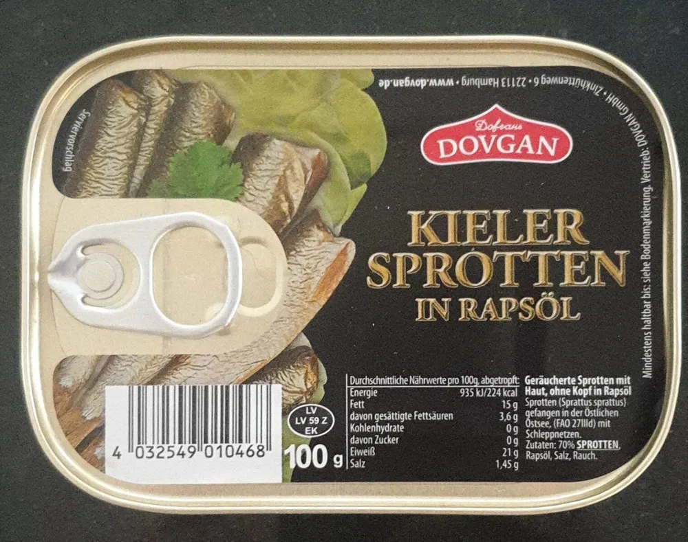 Kieler Sprotten in Rapsöl