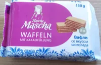 Waffeln mit Kakaofüllung